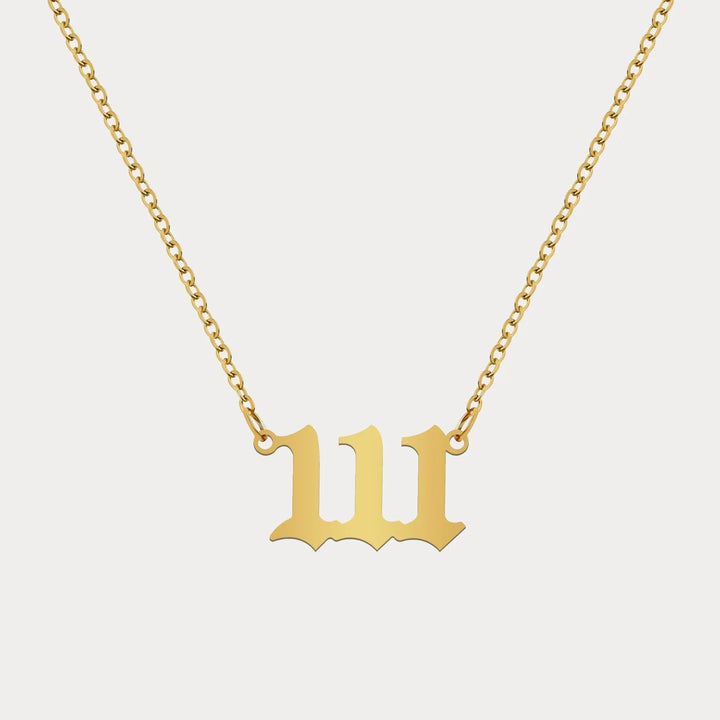 Colar Personalizado com Número Angelical - Wulgor