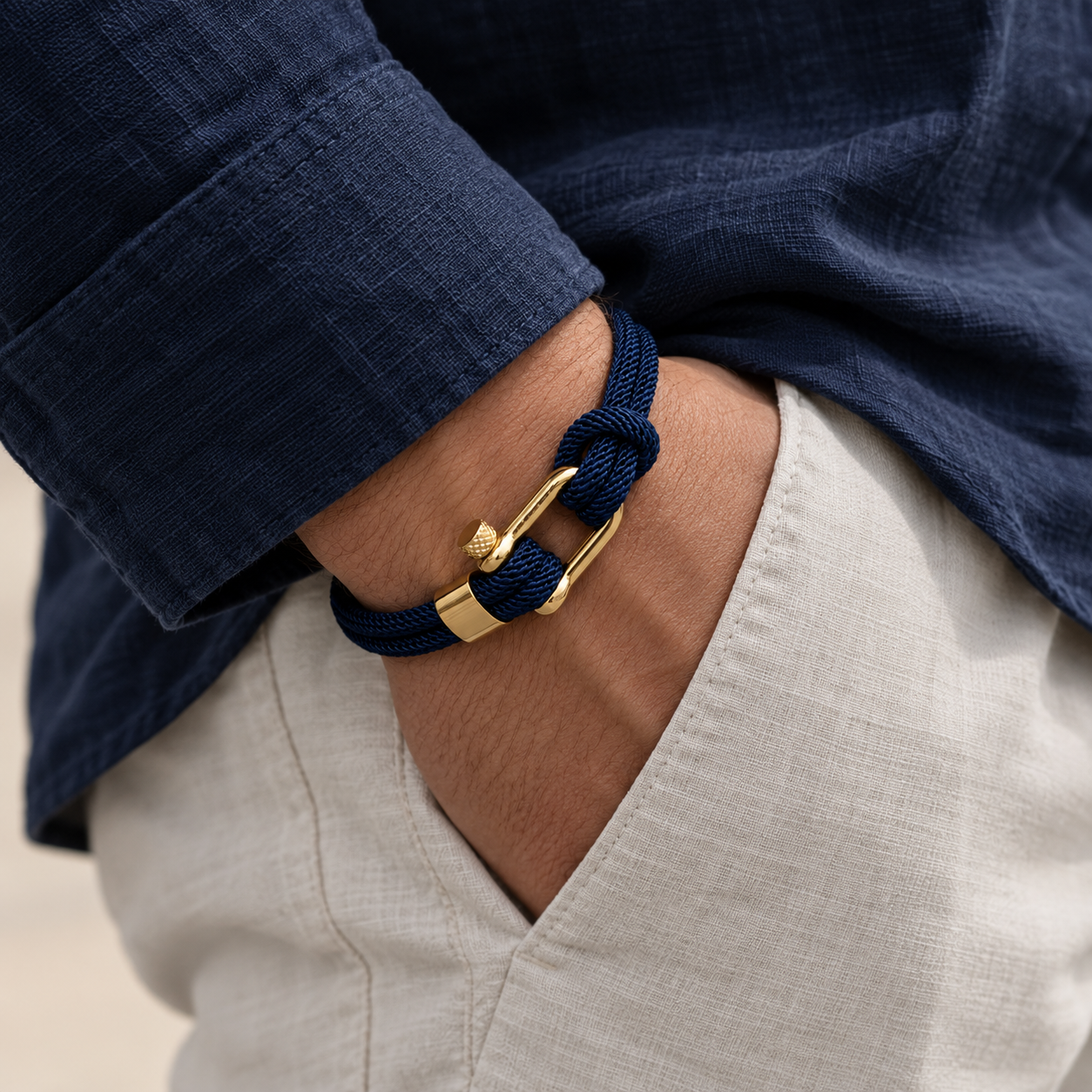 Alchor Blu Navy Gold