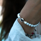 Pulseira Personalizada com Foto - Pérolas