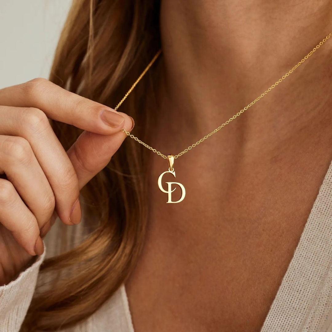 Colar Personalizado com Duas Iniciais