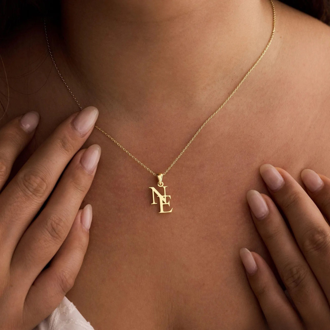 Colar Personalizado com Duas Iniciais