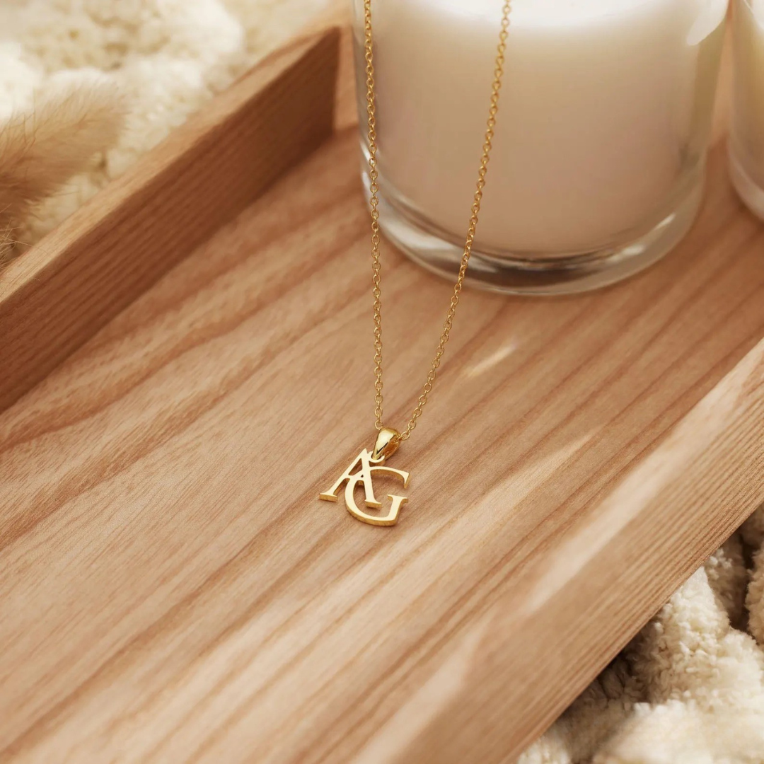 Colar Personalizado com Duas Iniciais