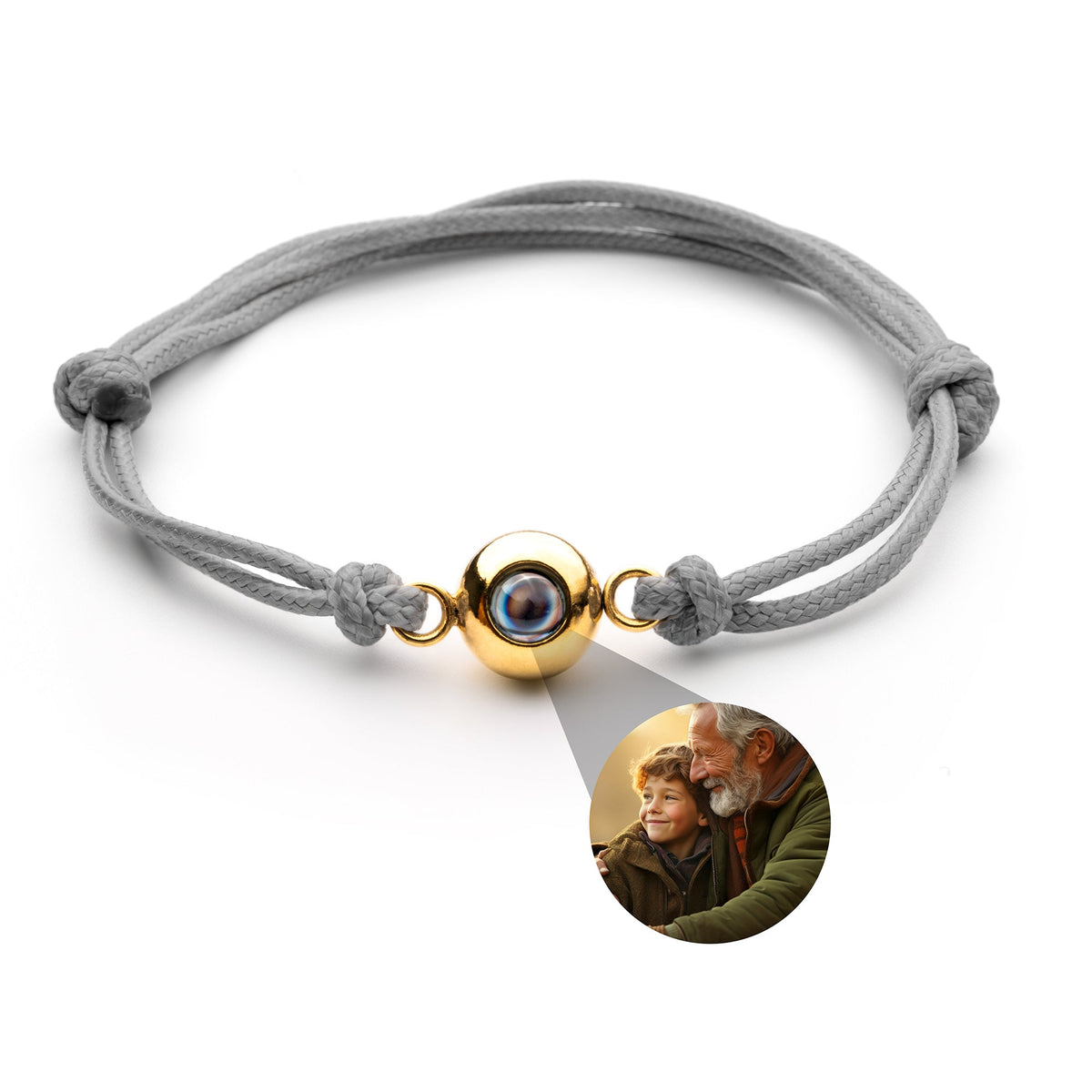 Pulseira Personalizada com Foto - Nó Marinheiro