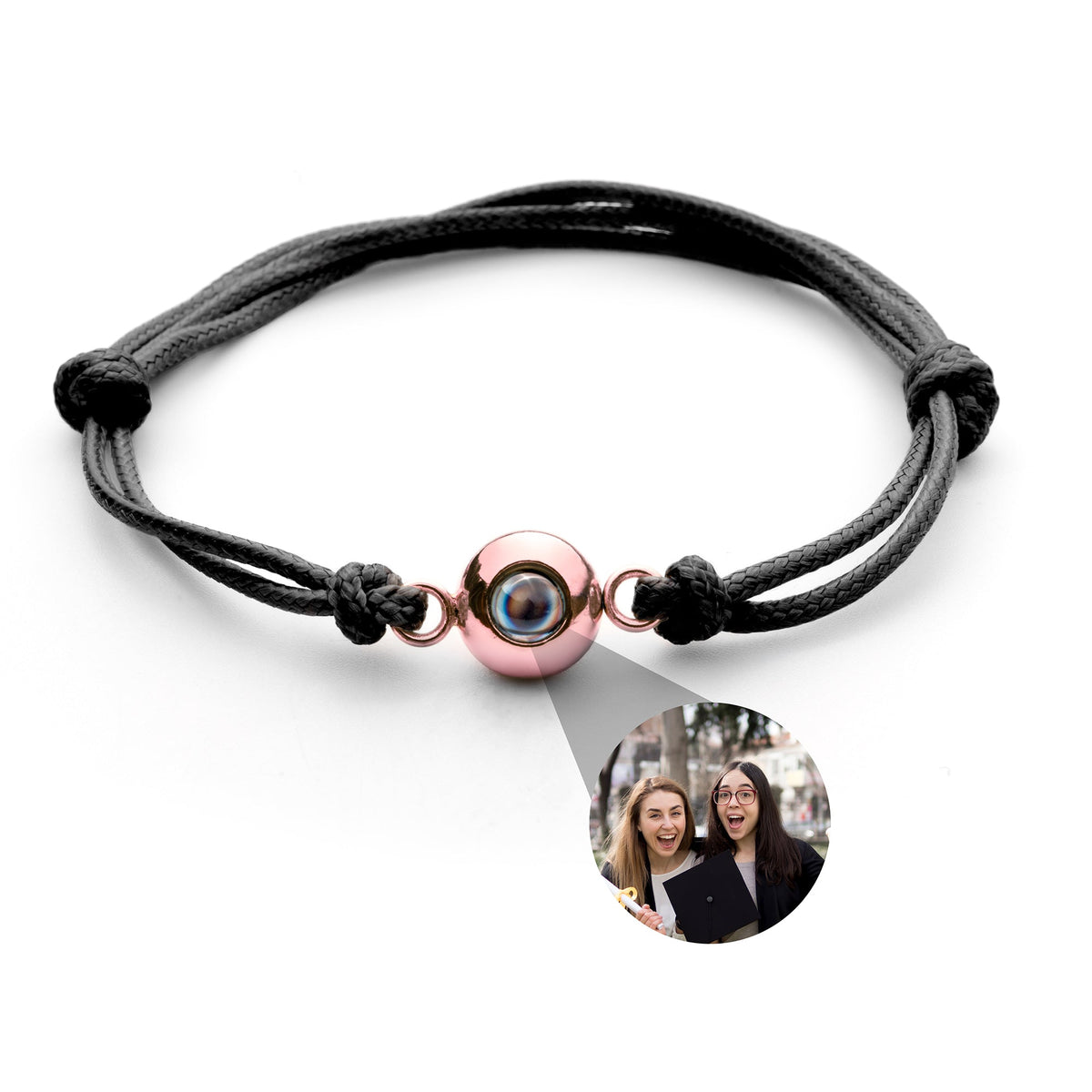 Pulseira Personalizada com Foto - Nó Marinheiro