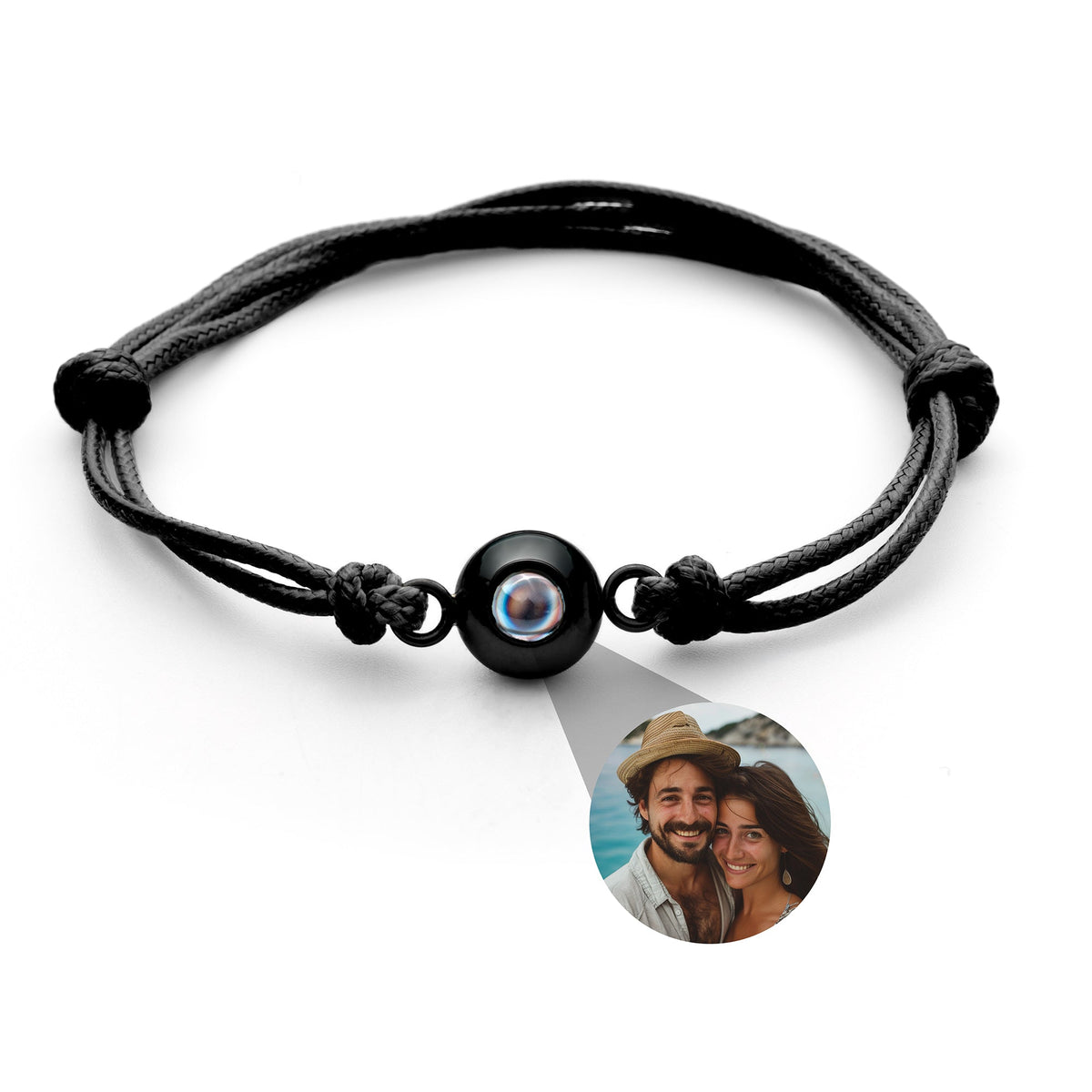Pulseira Personalizada com Foto - Nó Marinheiro