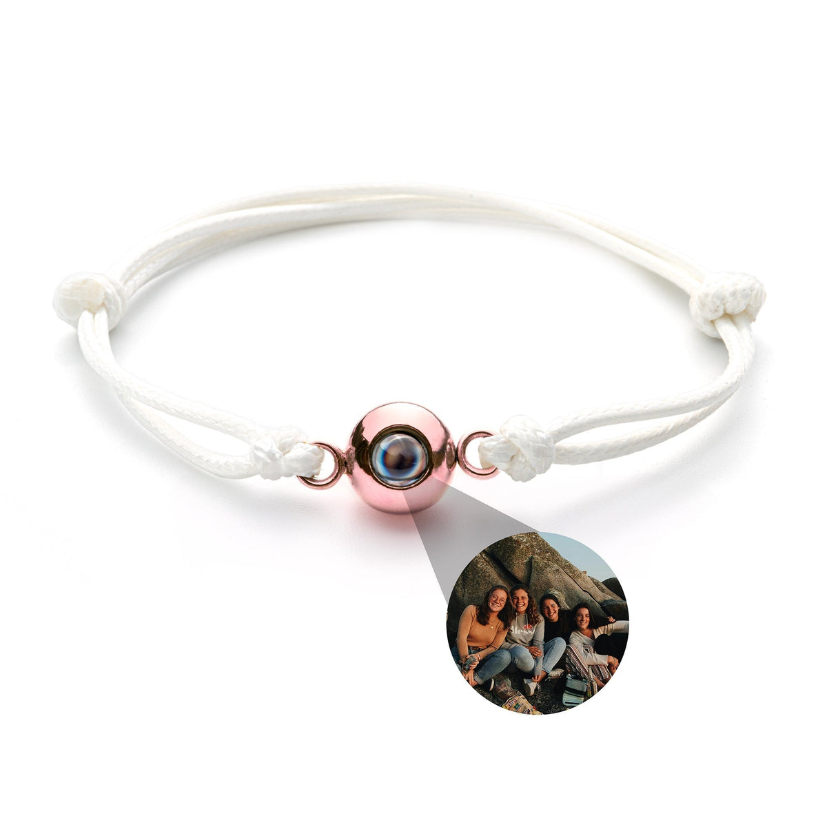 Pulseira Personalizada com Foto - Nó Marinheiro