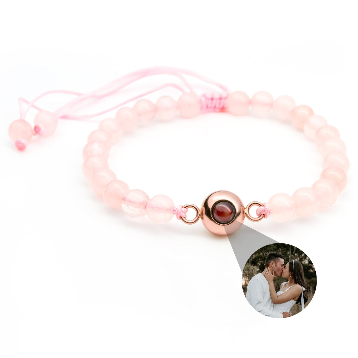 Pulseira Personalizada com Foto - Pérolas