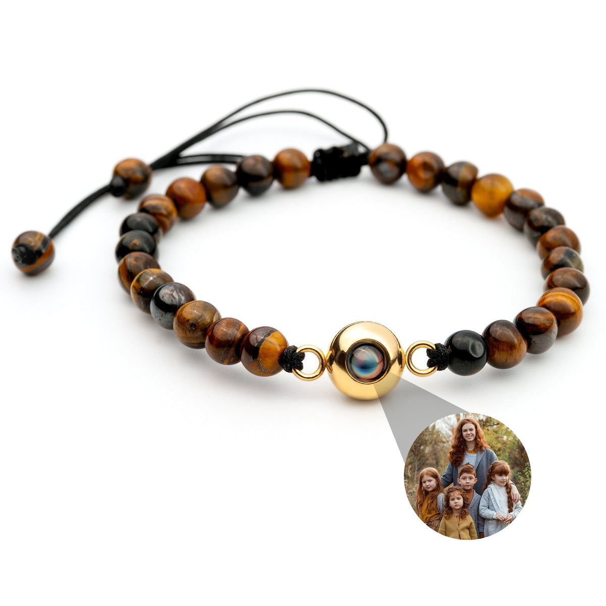 Pulseira Personalizada com Foto - Pérolas