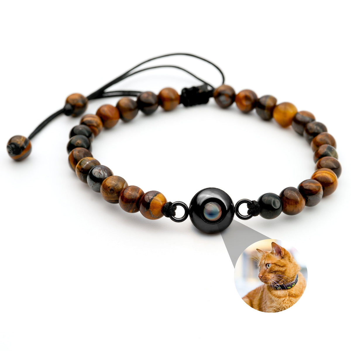 Pulseira Personalizada com Foto - Pérolas