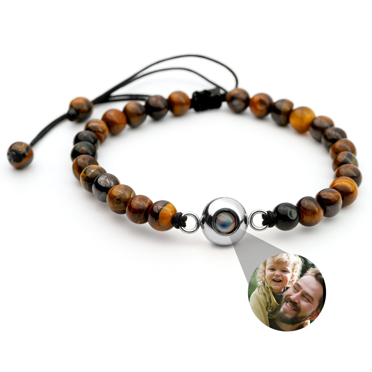 Pulseira Personalizada com Foto - Pérolas