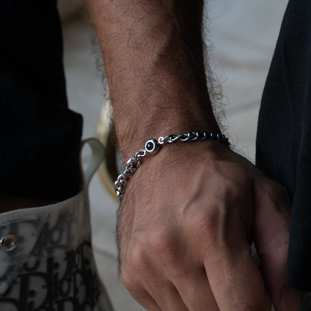Pulseira Personalizada com Foto - Corrente Cuban