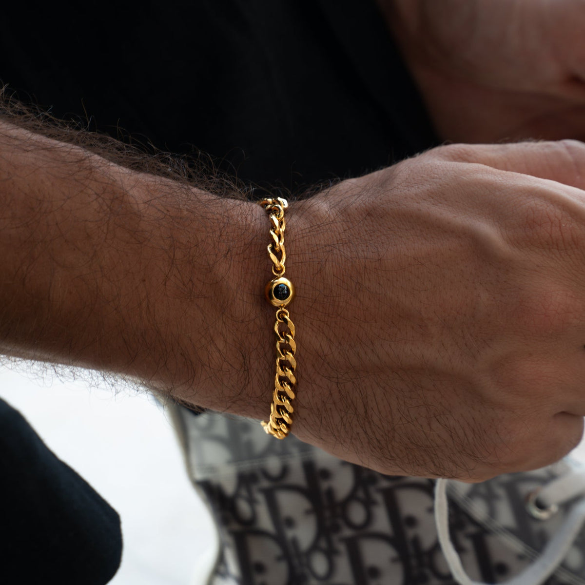 Pulseira Personalizada com Foto - Corrente Cuban