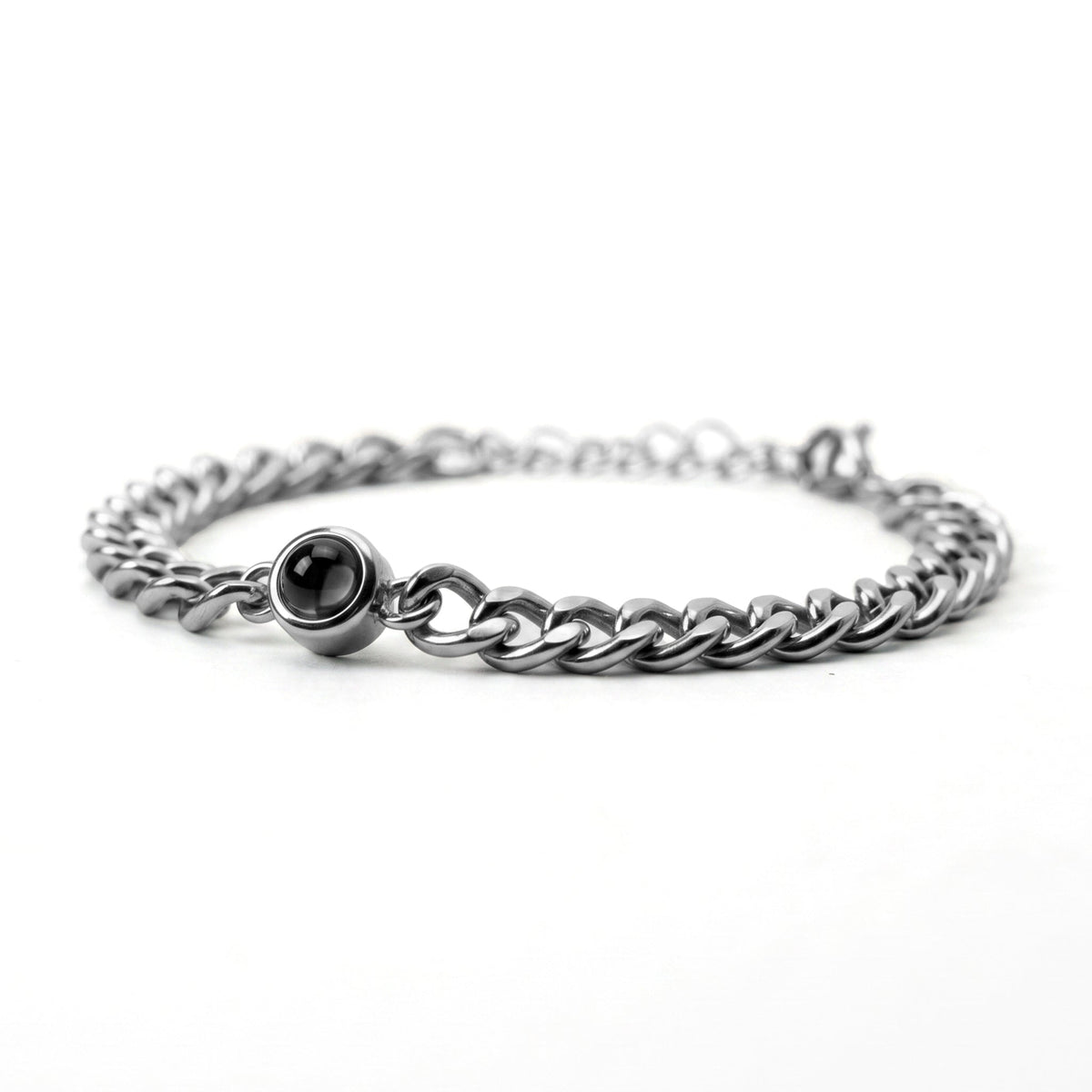 Pulseira Personalizada com Foto - Corrente Cuban
