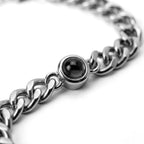 Pulseira Personalizada com Foto - Corrente Cuban