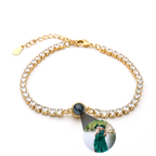 Pulseira Personalizada com Foto - Tennis Zircónia