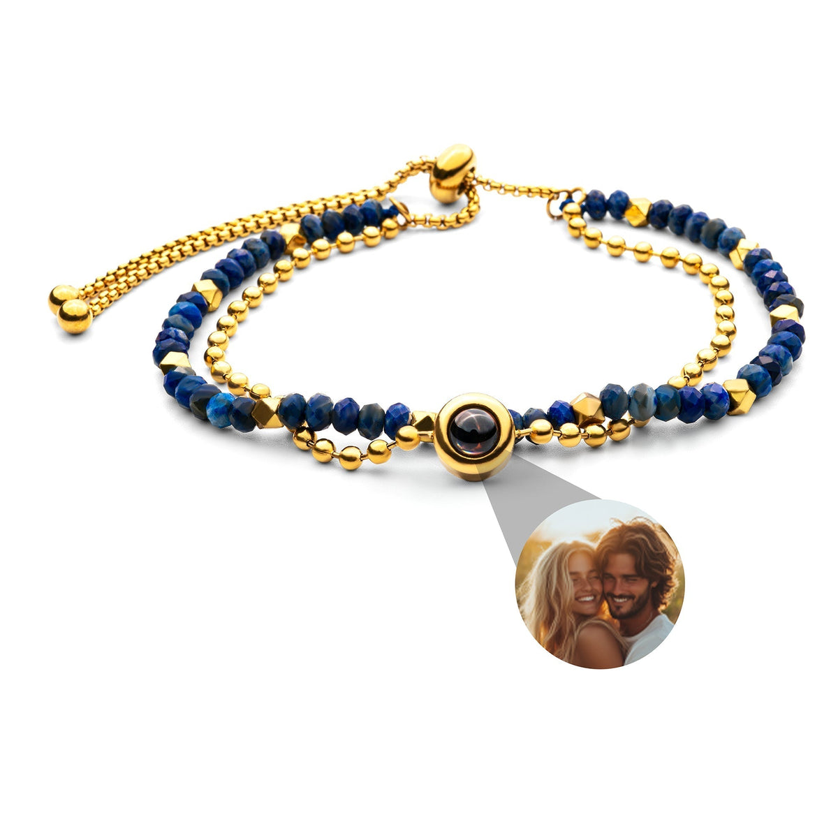 Pulseira Personalizada com Foto - Cristal