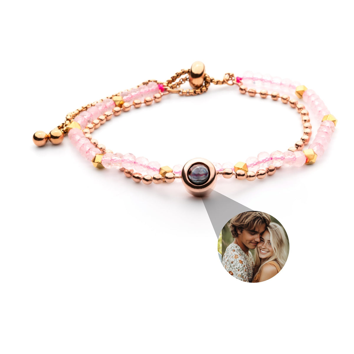 Pulseira Personalizada com Foto - Cristal