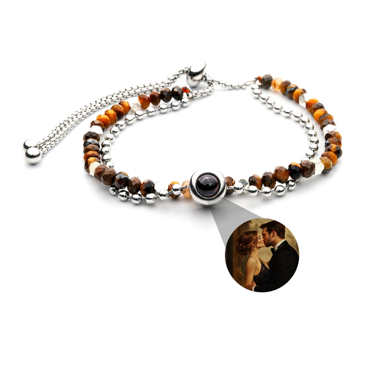 Pulseira Personalizada com Foto - Cristal