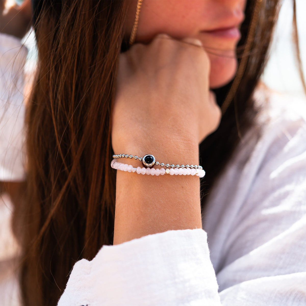 Pulseira Personalizada com Foto - Cristal