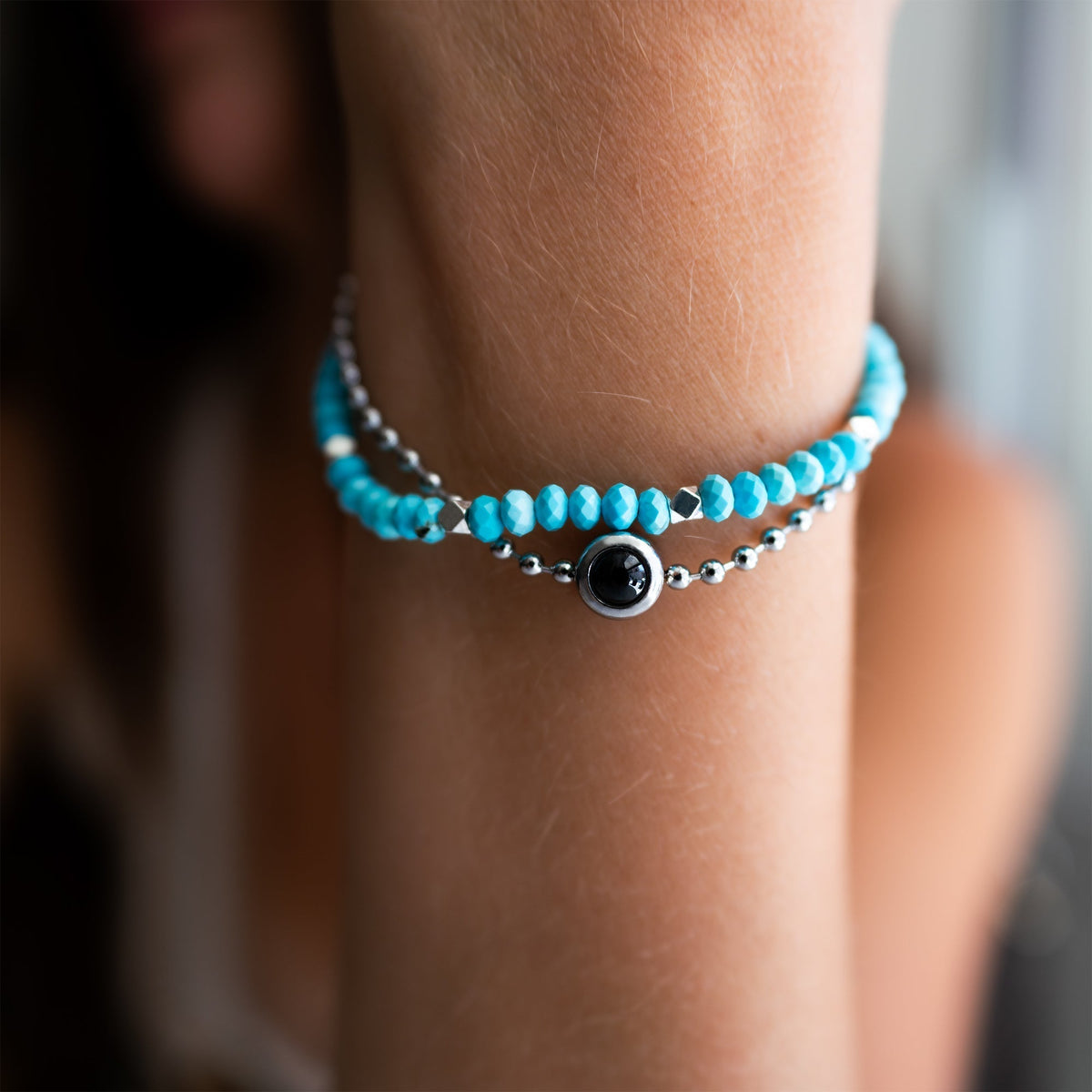 Pulseira Personalizada com Foto - Cristal