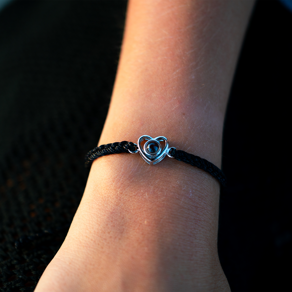 Pulseira Personalizada com Foto - Coração