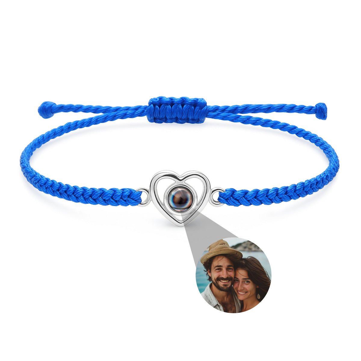 Pulseira Personalizada com Foto - Coração
