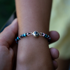 Pulseira Personalizada com Foto - Pedra Preciosa Heishi