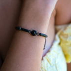 Pulseira Personalizada com Foto - Pedra Preciosa Heishi
