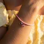 Pulseira com Foto Personalizada - Essence com Pedra de Nascimento