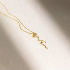 Colar Personalizado com Nome e Flor do Mês - Wulgor