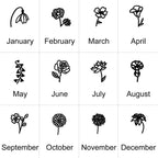Colar Personalizado com Nome e Flor do Mês - Wulgor