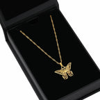 Colar com Pendente Borboleta - Wulgor