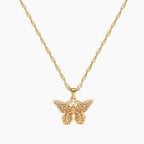 Colar com Pendente Borboleta - Wulgor