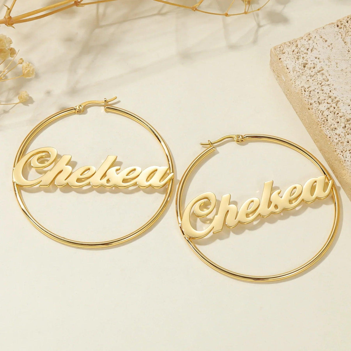 Argolas Clássicas Personalizadas com Nome - Wulgor