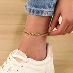 Pulseira de Tornozelo Cuban Link 5mm - Wulgor