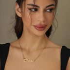 Colar Personalizado com Nome, Corrente Cuban - Wulgor