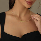Colar Personalizado com Nome, Corrente Cuban - Wulgor