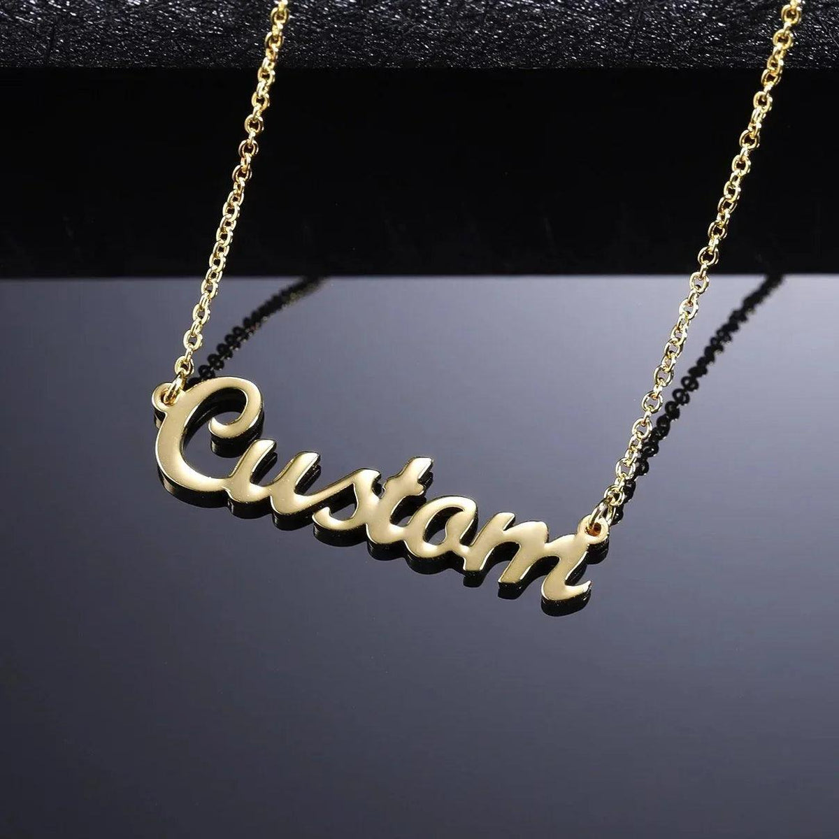 Colar Personalizado com Placa de Nome - Wulgor