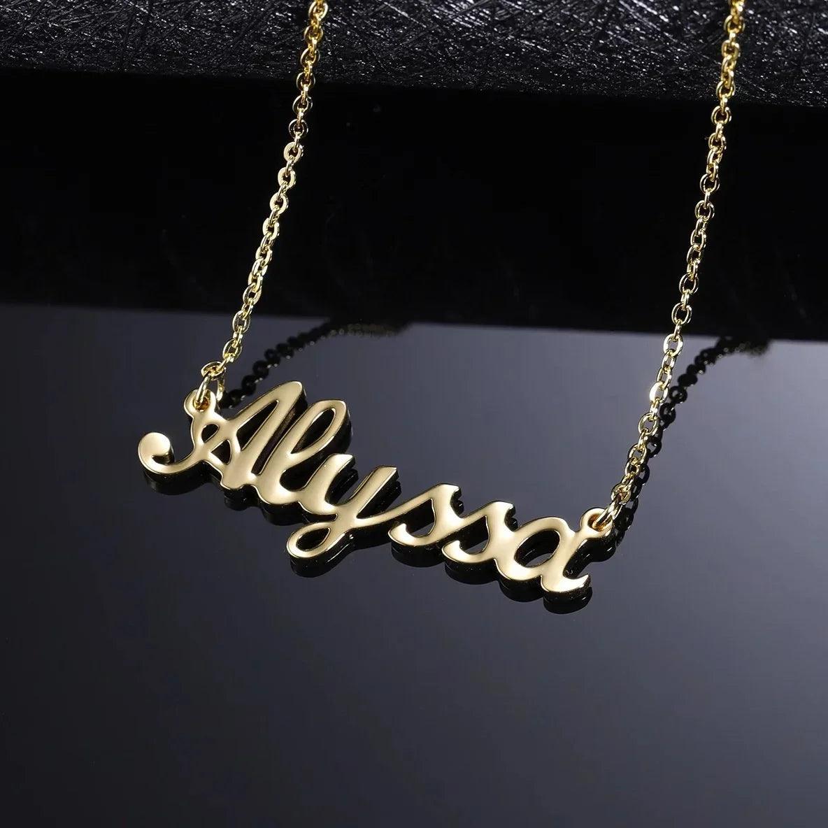 Colar Personalizado com Placa de Nome - Wulgor