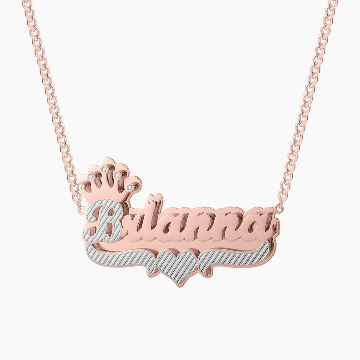 Colar Cuban Personalizado com Nome e Coroa - Wulgor