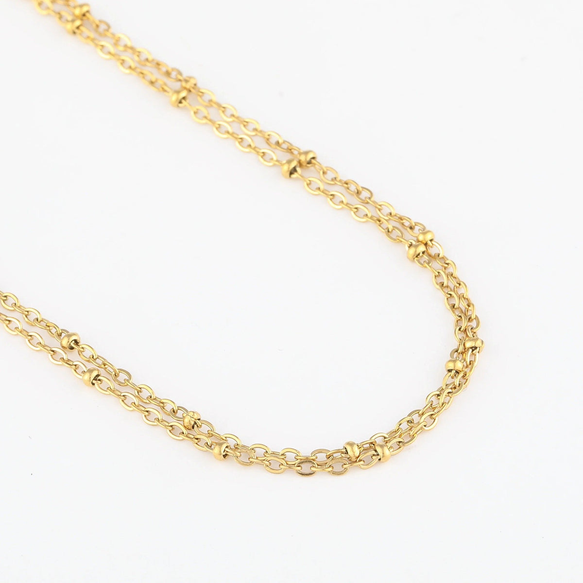 Pulseira Dupla Corrente Satellite - Wulgor