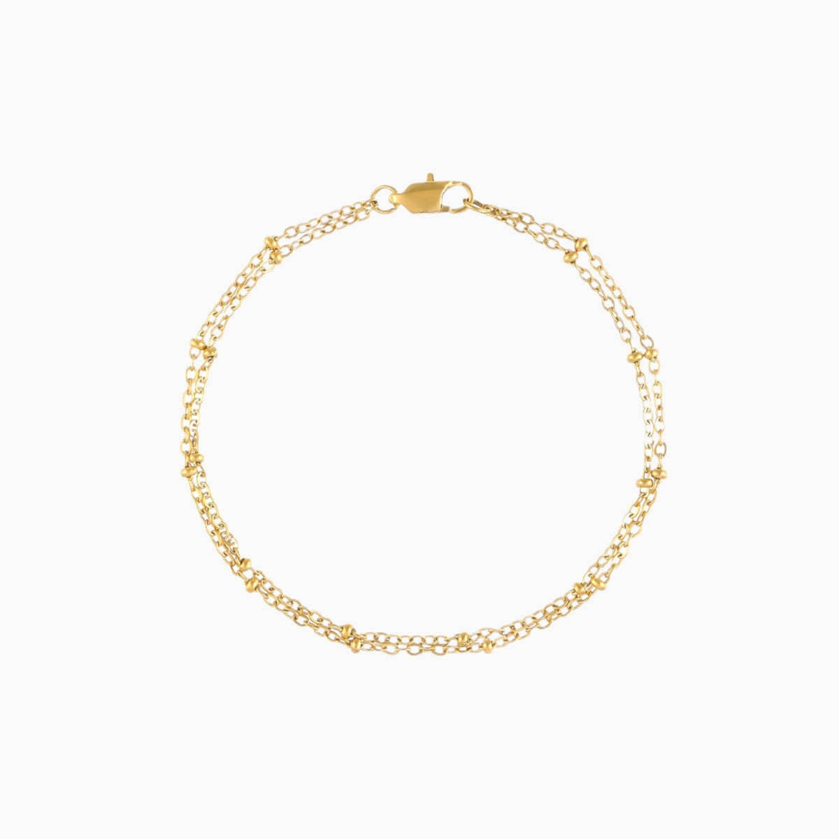 Pulseira Dupla Corrente Satellite - Wulgor