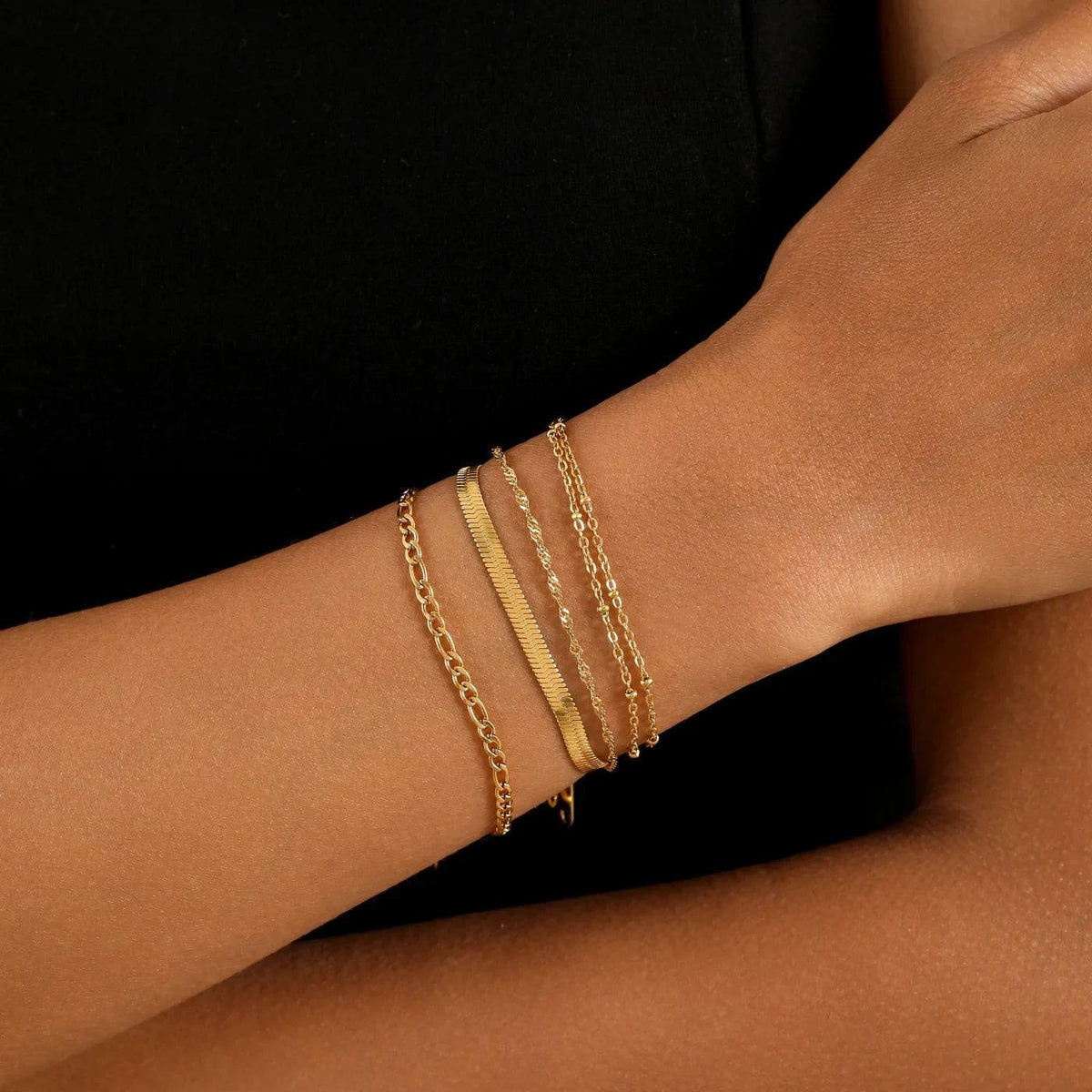 Pulseira Dupla Corrente Satellite - Wulgor