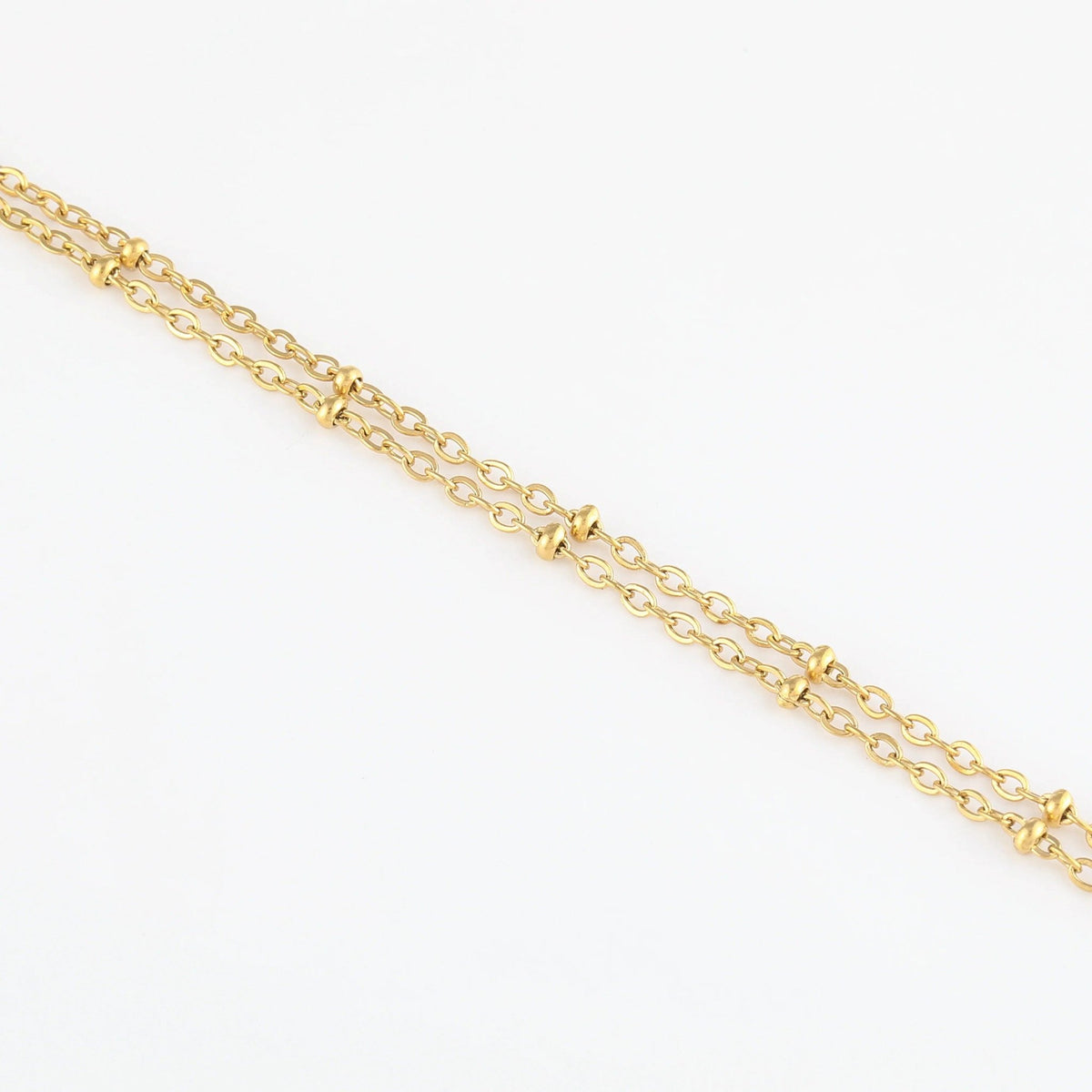 Pulseira Dupla Corrente Satellite - Wulgor