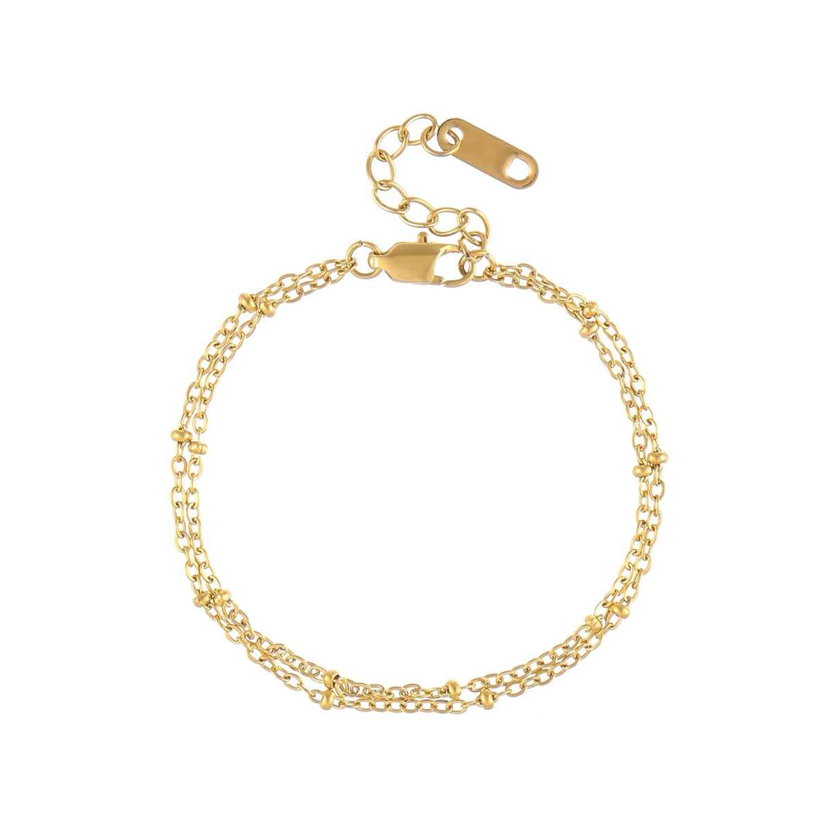 Pulseira Dupla Corrente Satellite - Wulgor