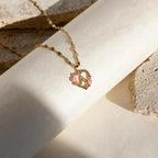 Colar Personalizado com Inicial em Flor - Wulgor
