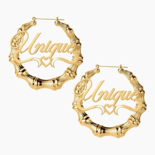 Argolas Personalizadas com Nome e Coração - Wulgor