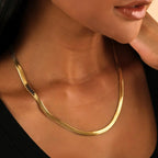 Colar Corrente Herringbone 5mm - Wulgor