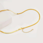 Colar Corrente Herringbone 3mm - Wulgor