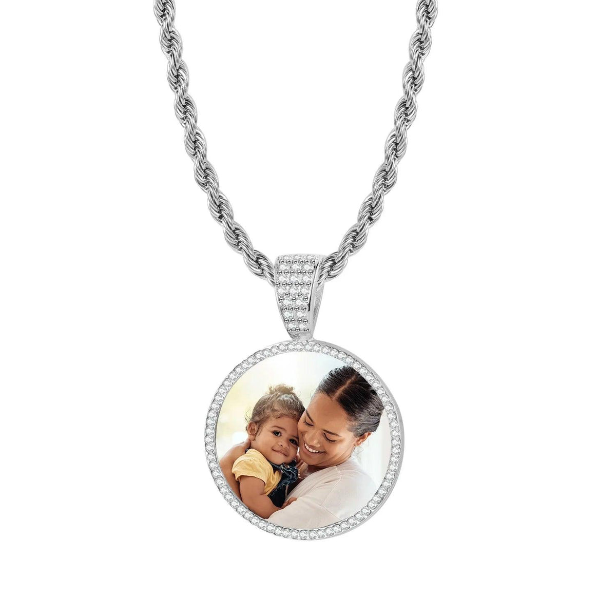 Colar Personalizado com Foto Cravejada - Wulgor